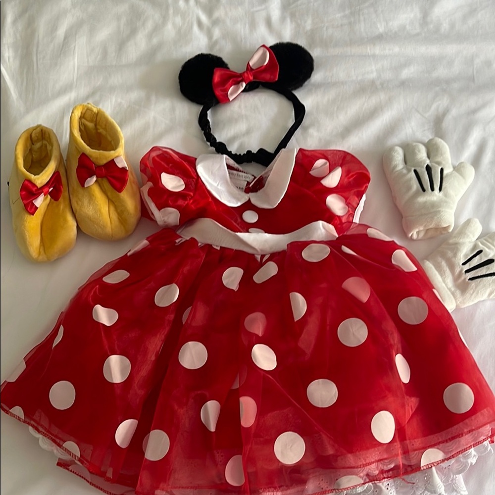 Pottery Barn Minnie Mouse Costume 12-24 months